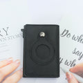 Minimalist leather card wallet