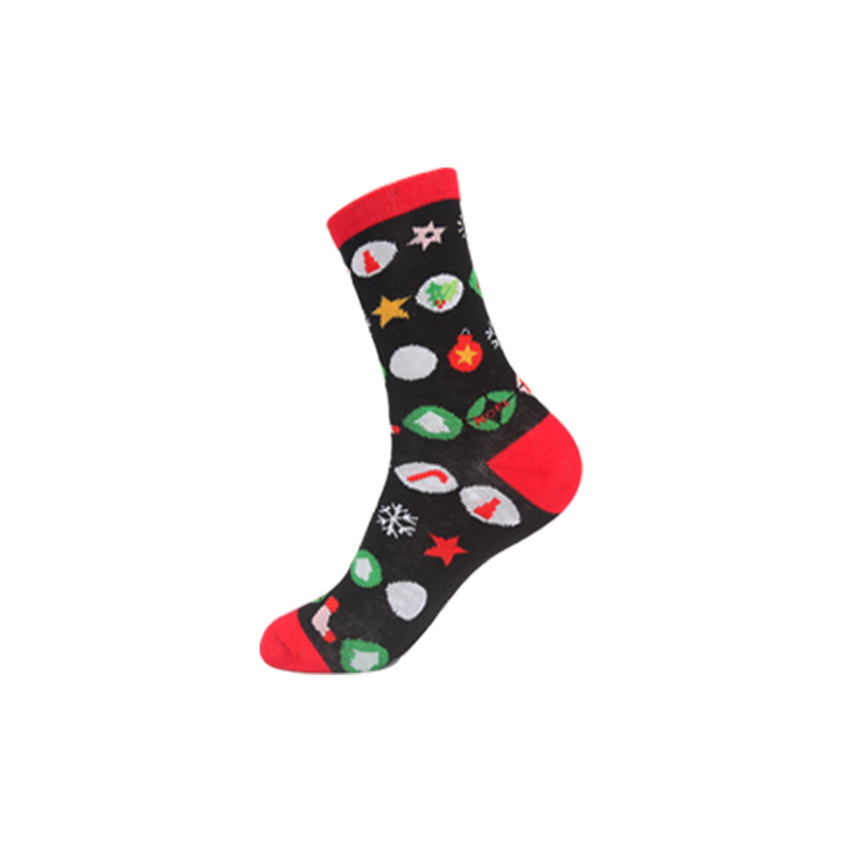 Christmas Socks - Santa, Reindeer & Snowman Designs (Single or 5 Pack)
