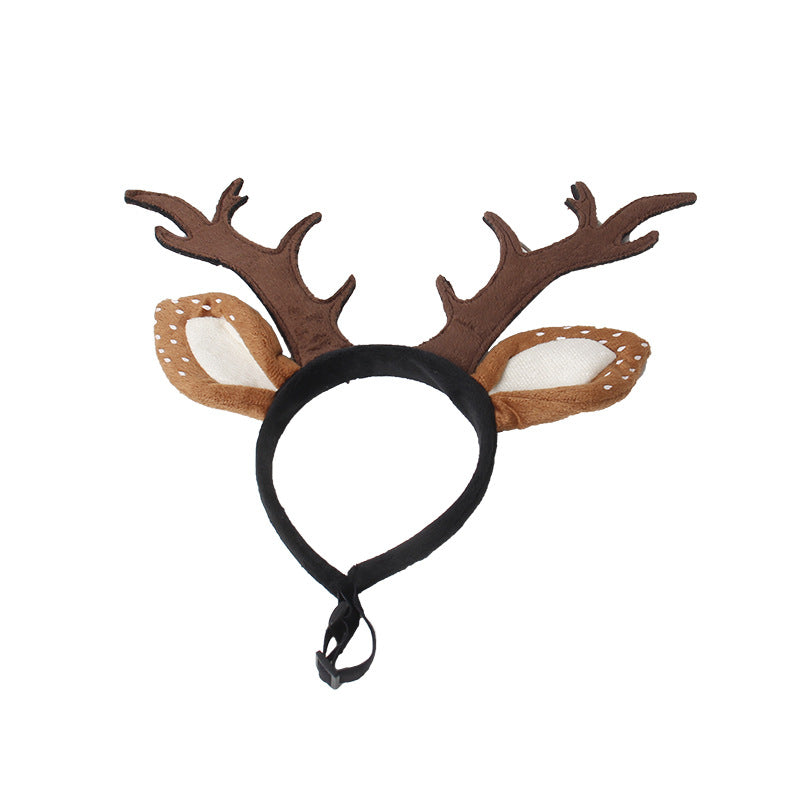 Dog reindeer antler headband - view 3