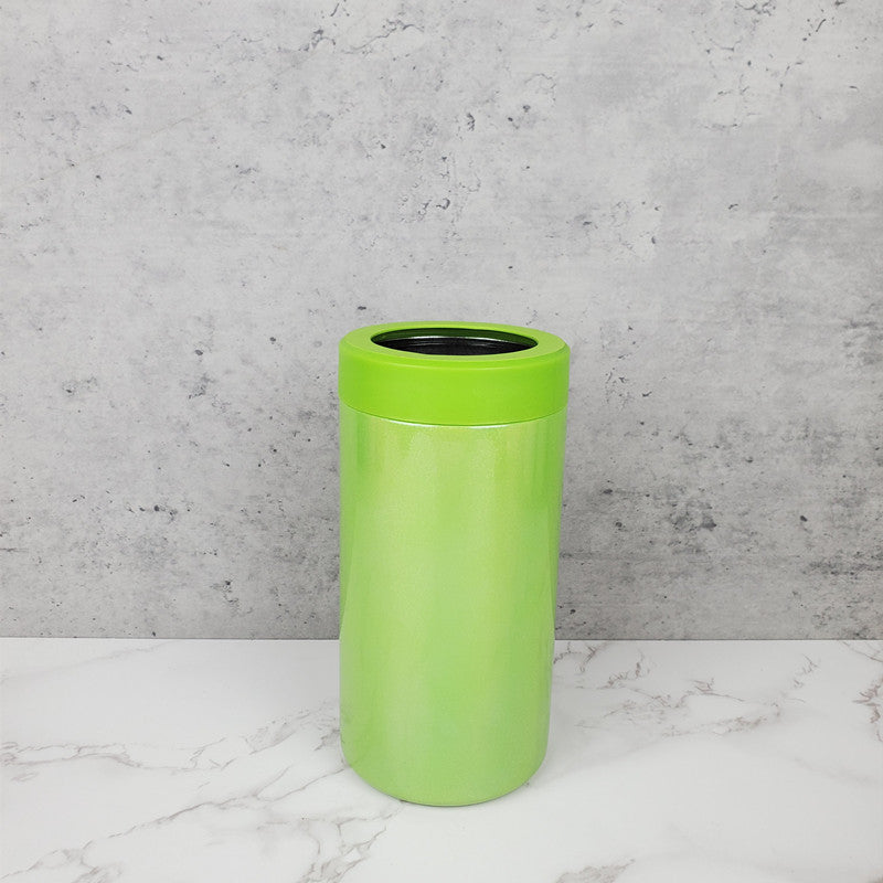 Stainless steel can cooler stubby holder