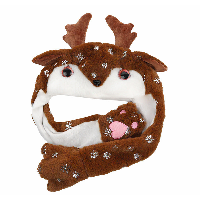 Moving ears Christmas hat