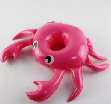 Inflatable Drink Holder Floats - Flamingo, Unicorn, Swan & More (Single or 6 Pack)