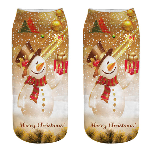 3D print Christmas ankle socks