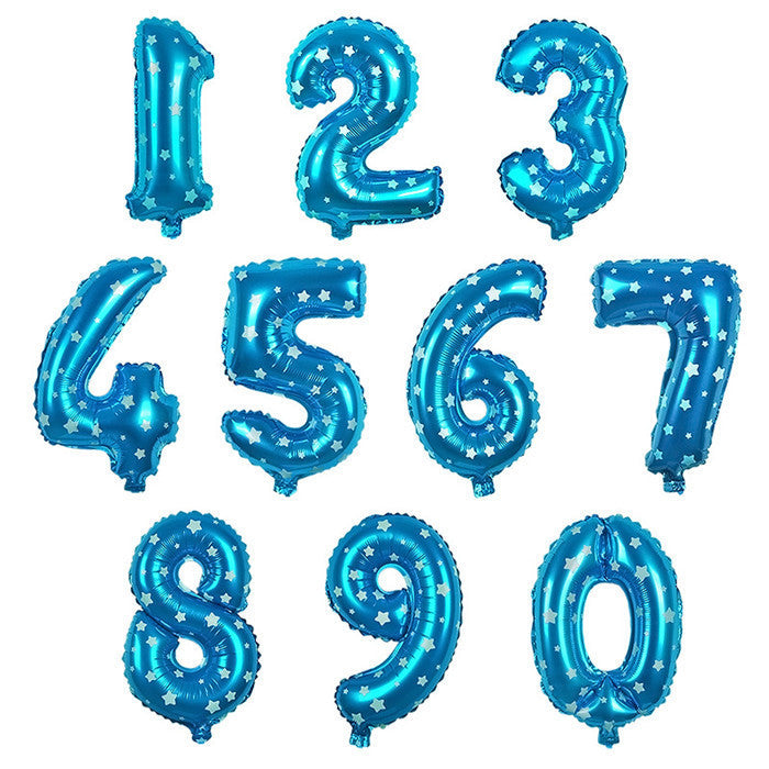 32 inch number foil balloons
