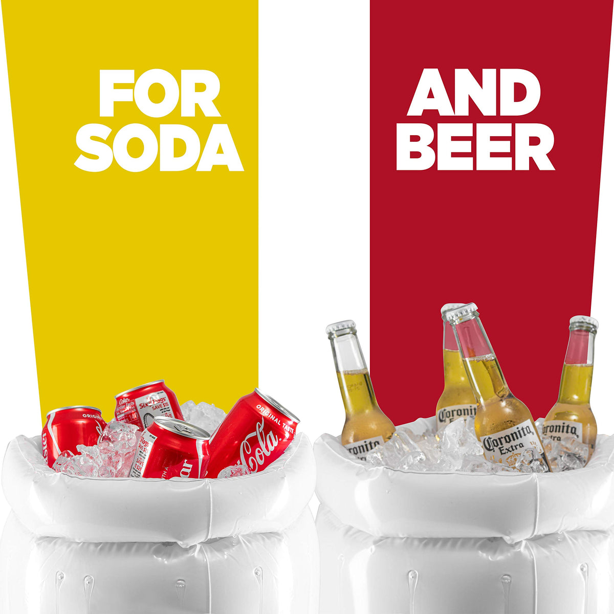 Giant Beer Mug Cooler - Inflatable Drinks Cooler for Pool & BBQ