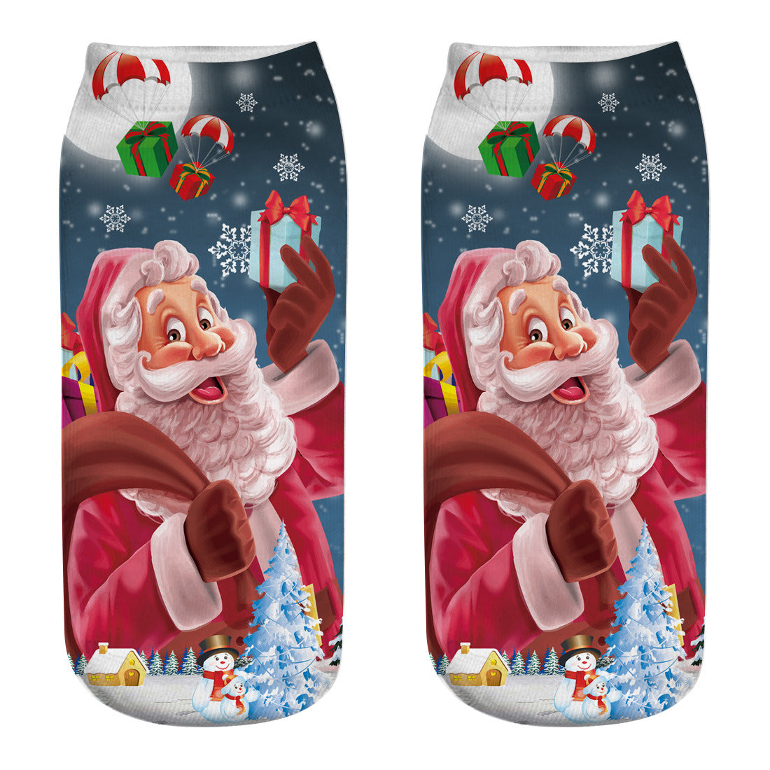 3D Print Christmas Ankle Socks - 12 Designs