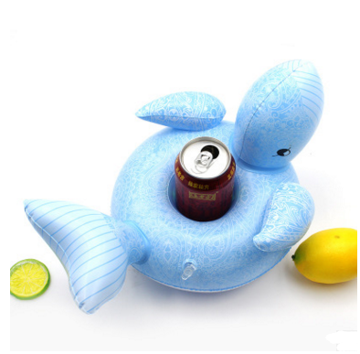 Inflatable Drink Holder Floats - Flamingo, Unicorn, Swan & More (Single or 6 Pack)