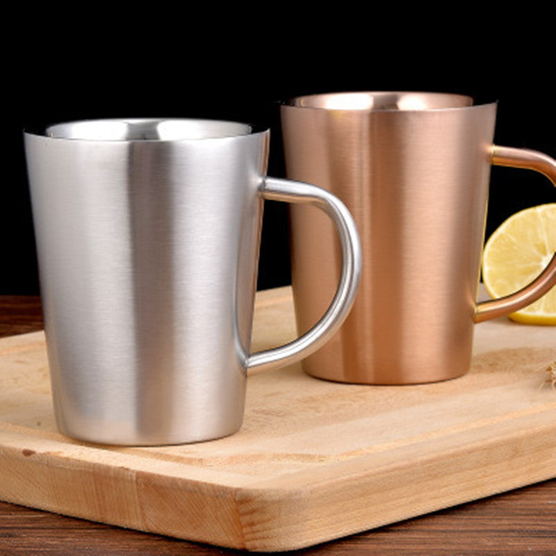 Double wall stainless steel beer mug
