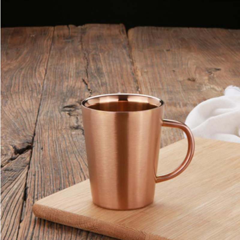 Double wall stainless steel beer mug