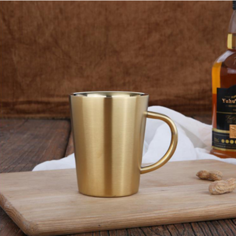 Double wall stainless steel beer mug
