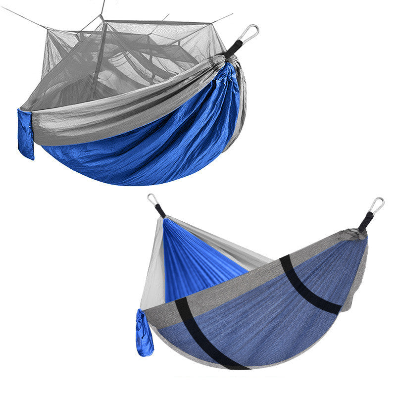 Camping Hammock with Mosquito Net - Parachute Nylon