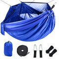 Camping hammock with mosquito net