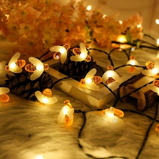 Solar bee string lights - view 6