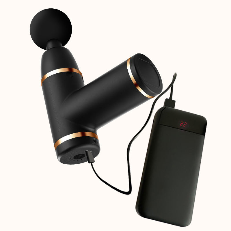 Pocket Fascia Gun - L-Shape Mini Massage Gun with 4 Heads
