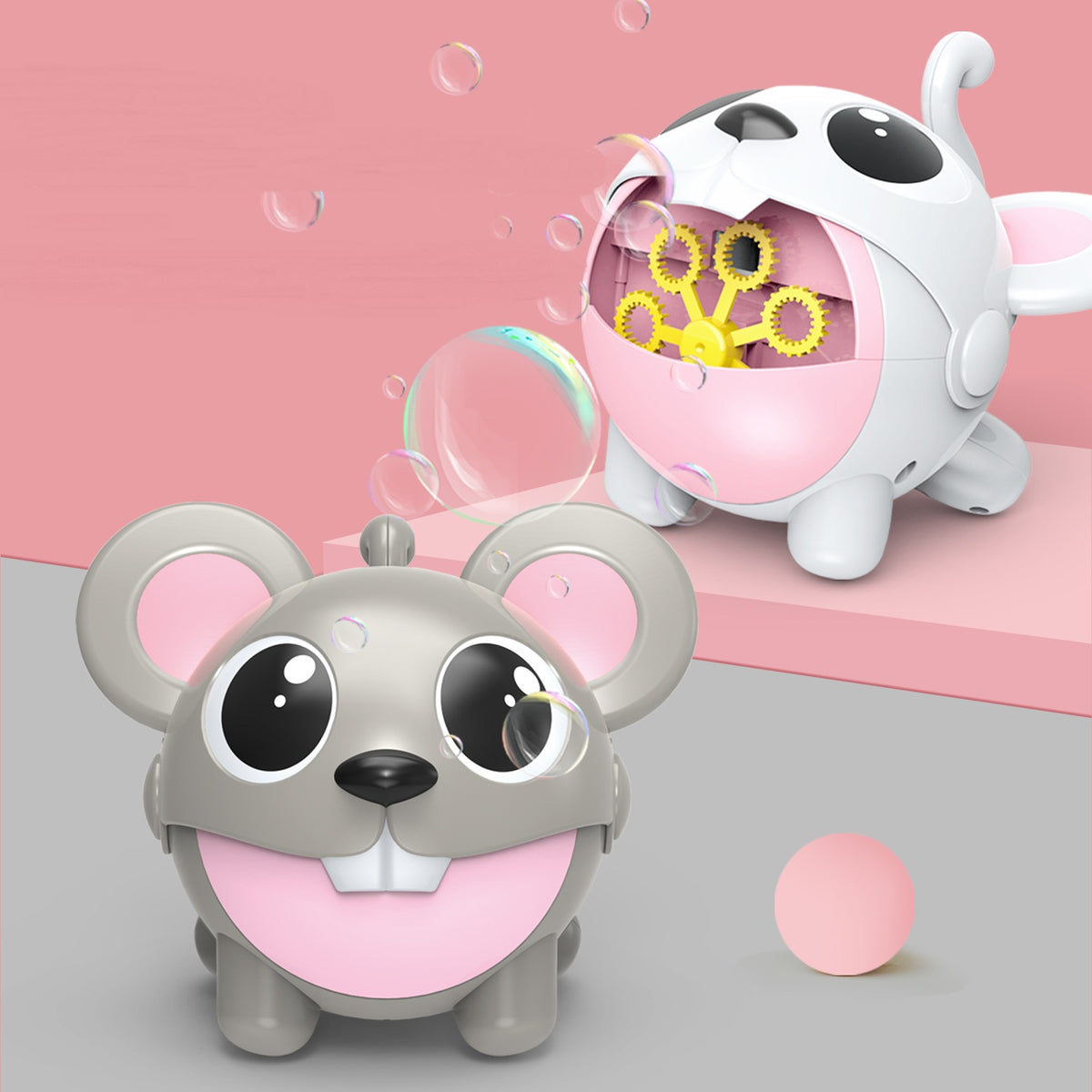 Automatic bubble machine