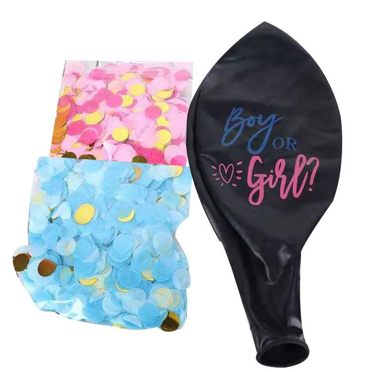 Gender reveal balloon