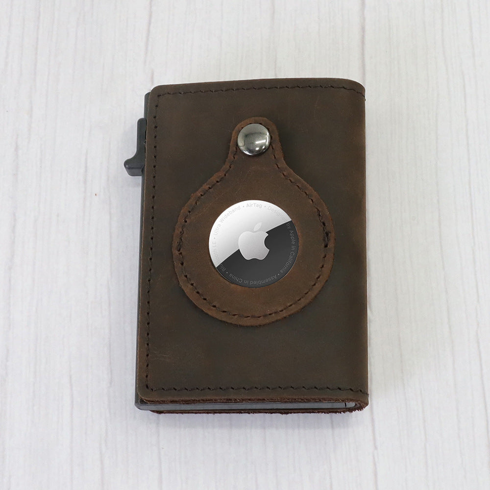 Minimalist leather card wallet