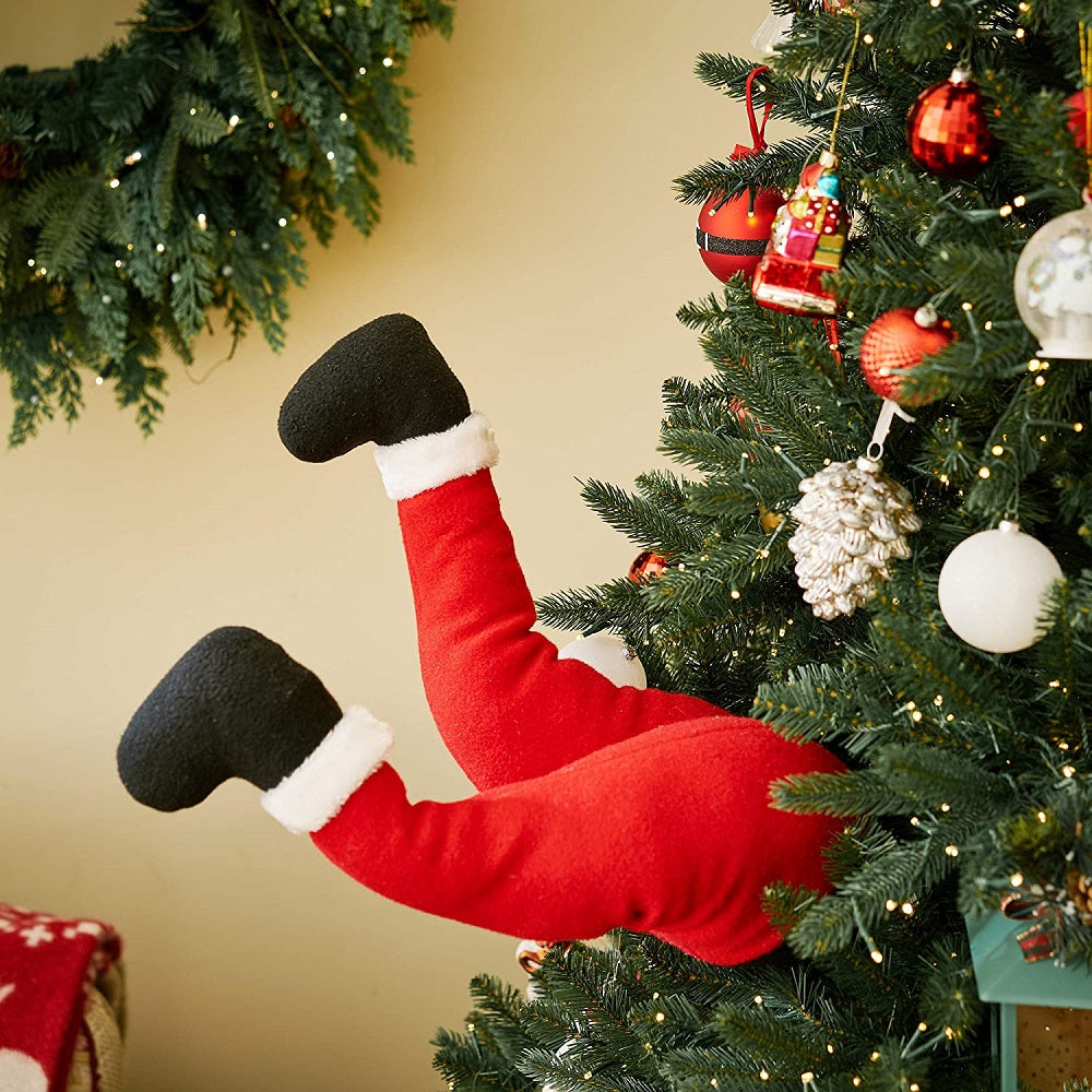 Santa legs Christmas tree decoration - view 2