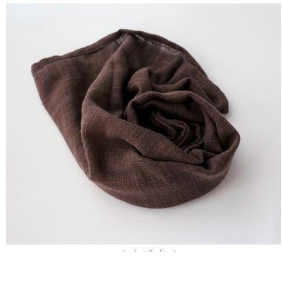 Stonewashed Linen Look Tea Towel - Rustic Natural Tones