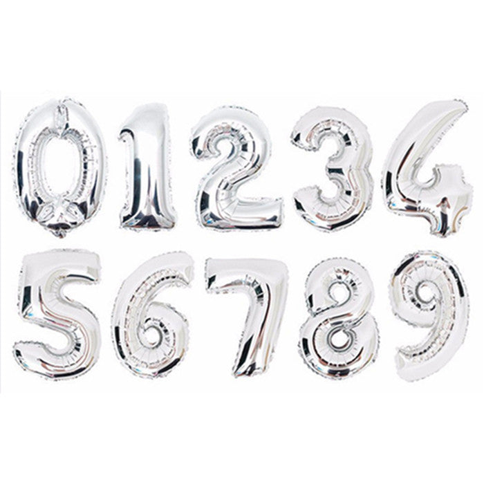 32 inch number foil balloons