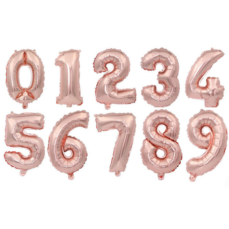 32 inch number foil balloons
