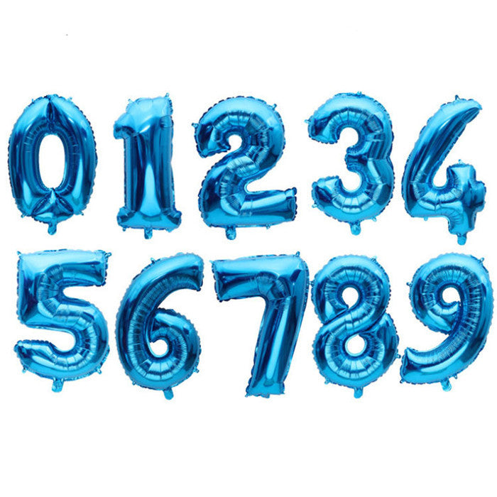 32 inch number foil balloons