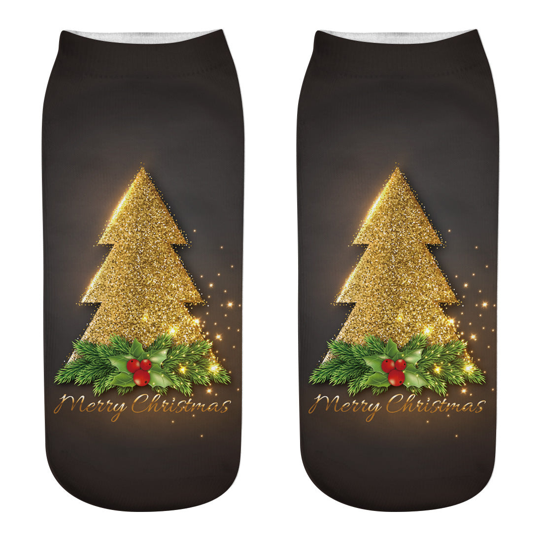 3D Print Christmas Ankle Socks - 12 Designs
