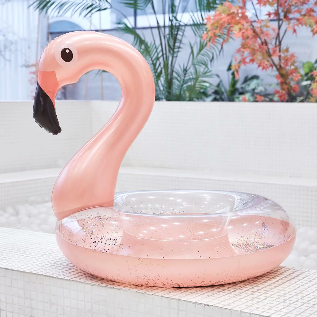 Rose Gold Flamingo Pool Ring - Inflatable Float 90cm or 120cm