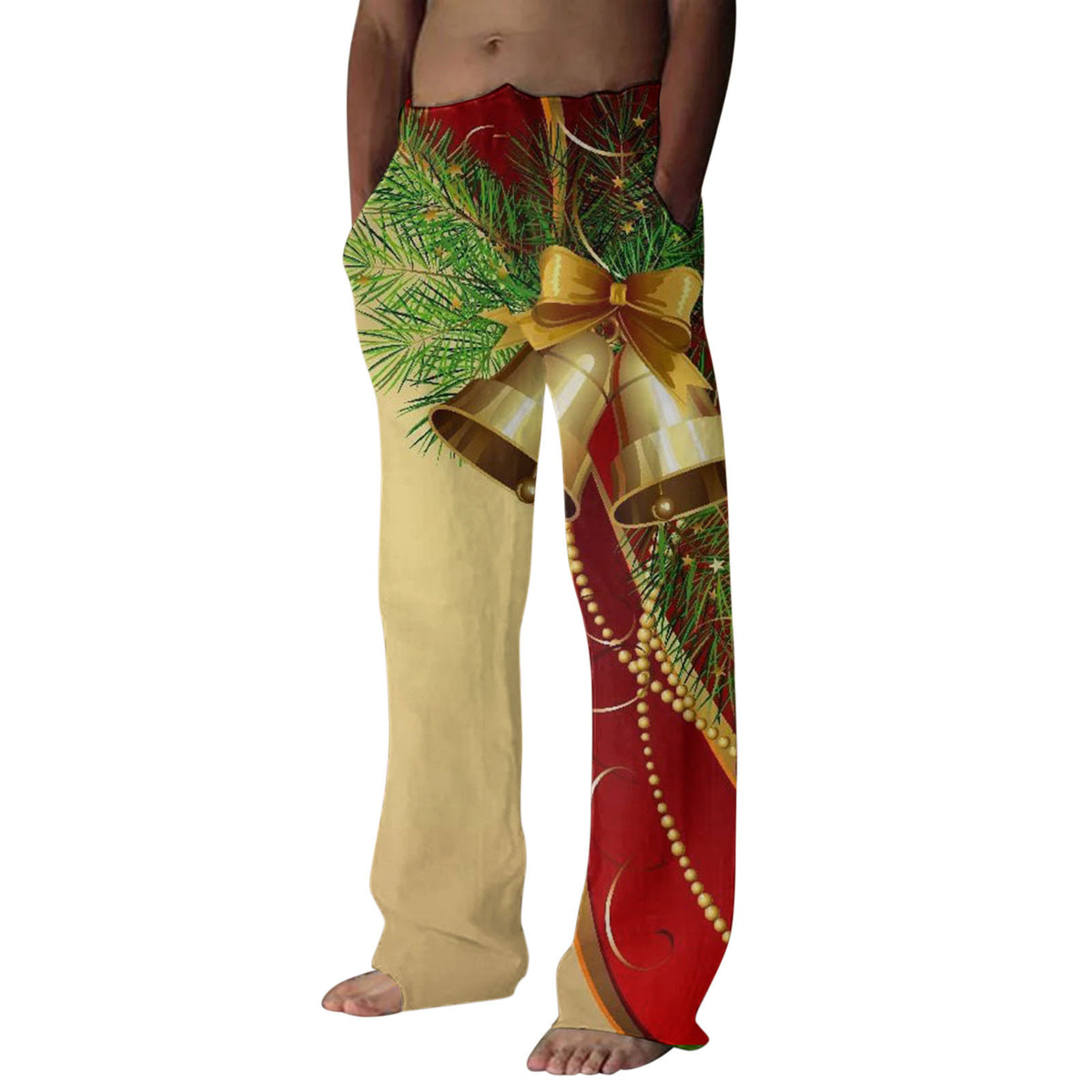 Christmas Pyjama Pants - Festive Print Lounge Pants, 6 Designs