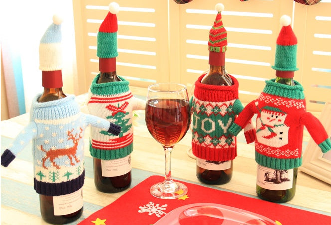 Christmas wine bottle sweater - view 8