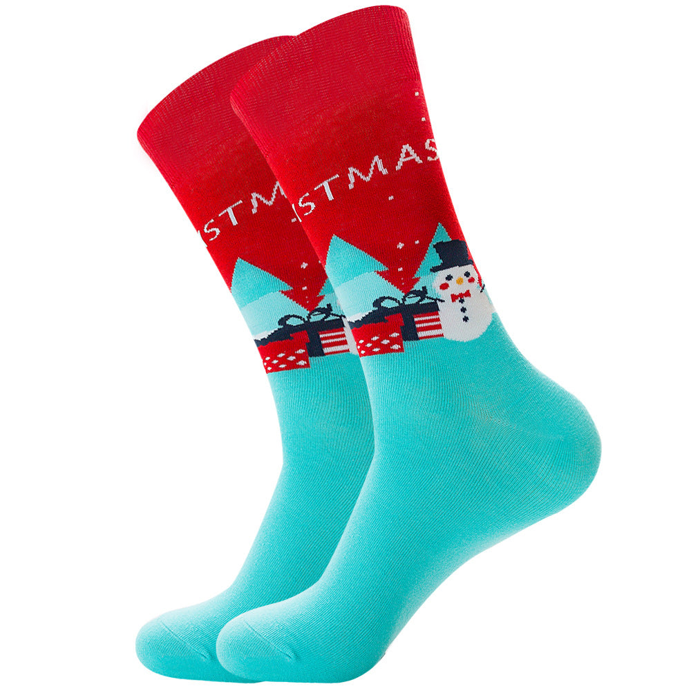 Men's Christmas Socks - Santa, Snowman, Reindeer & Tree