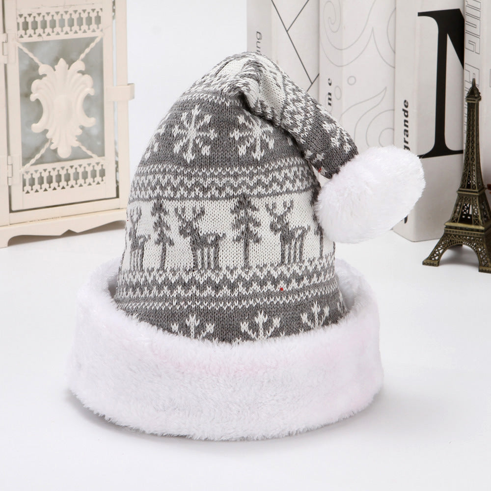 Knitted Nordic Santa hat