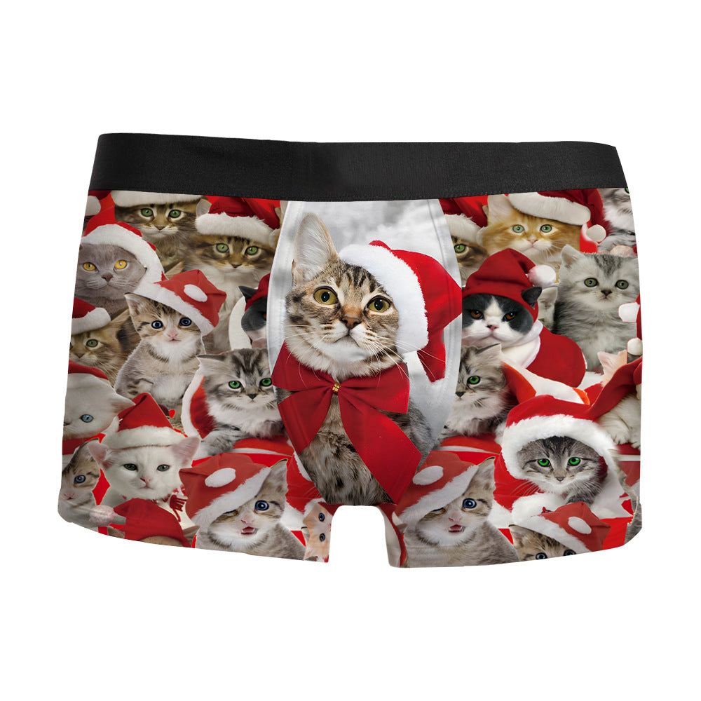 Men's Christmas Boxer Briefs - Funny Festive Undies, 8 Designs