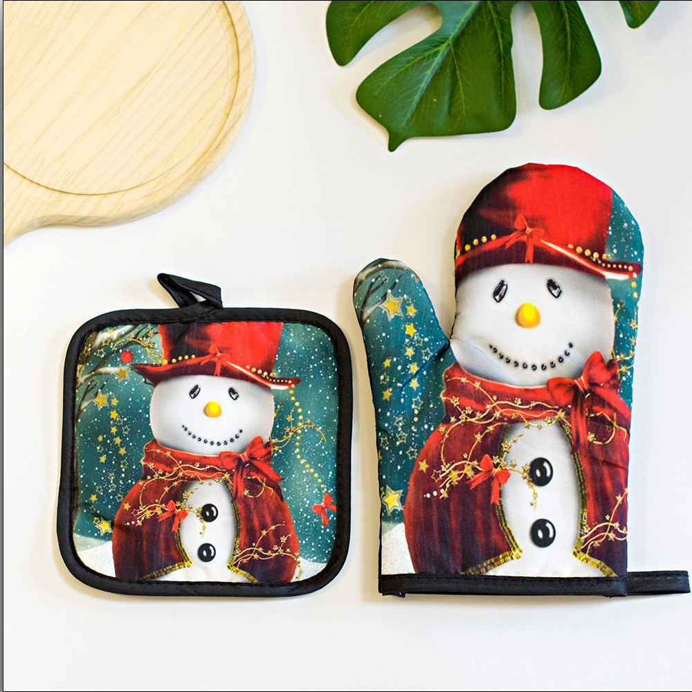 Christmas oven mitt - view 2