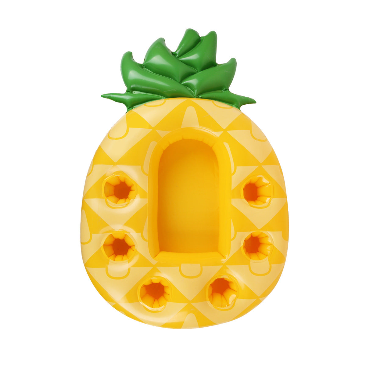 Pineapple Drink Cooler Float - Inflatable Pool Cup Holder