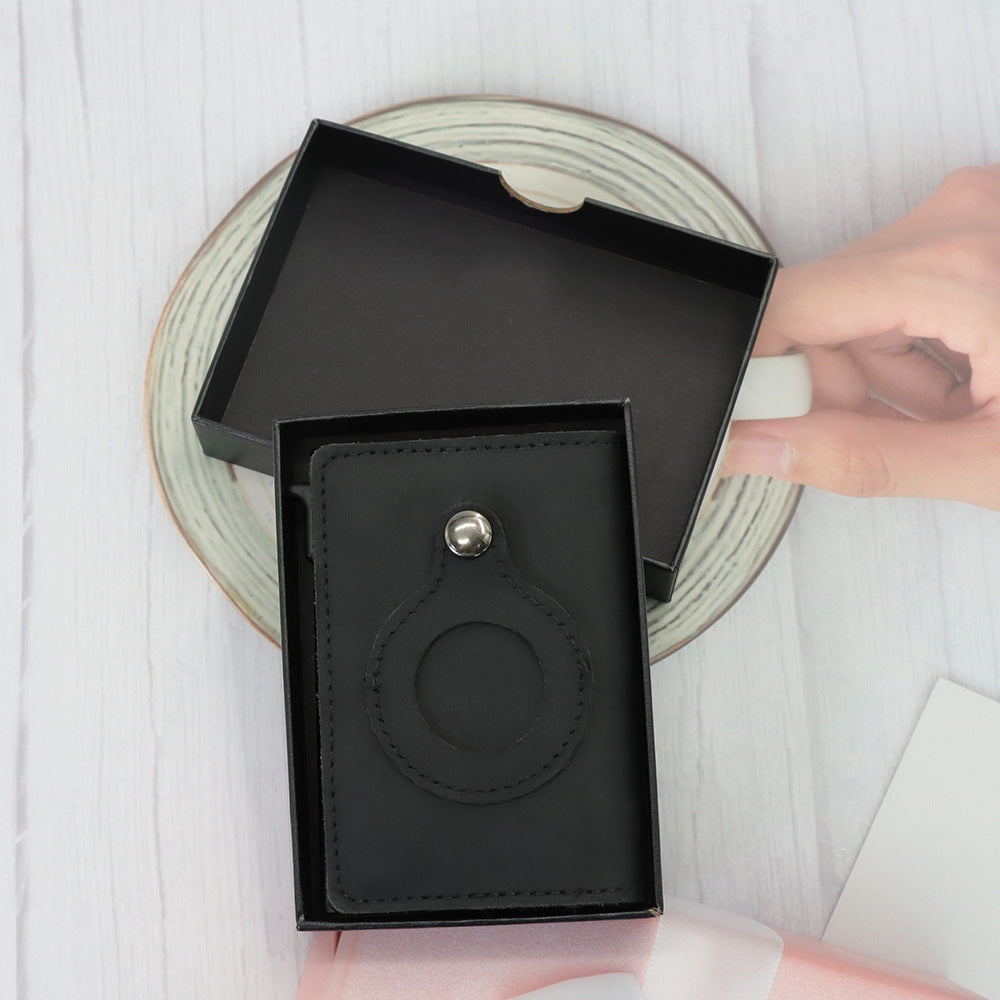 Minimalist leather card wallet
