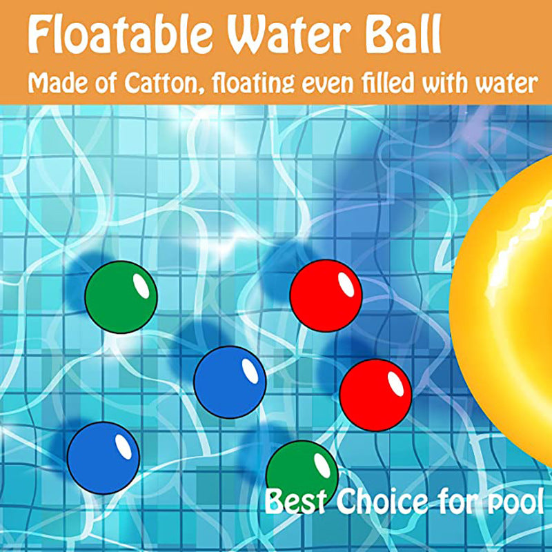 Colourful reusable water balls