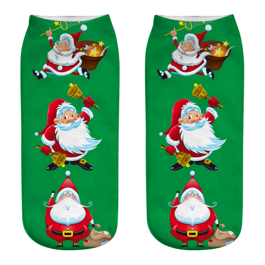 3D Print Christmas Ankle Socks - 12 Designs