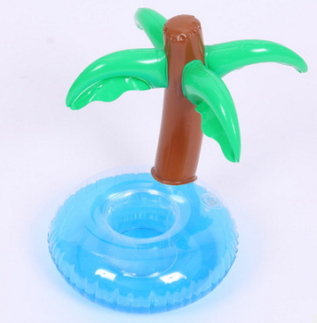 Inflatable Drink Holder Floats - Flamingo, Unicorn, Swan & More (Single or 6 Pack)