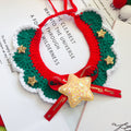 Crochet Christmas pet collar - view 6