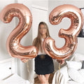 32 inch number foil balloons