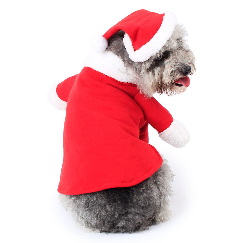 Pet Santa costume for dogs and cats - view 4