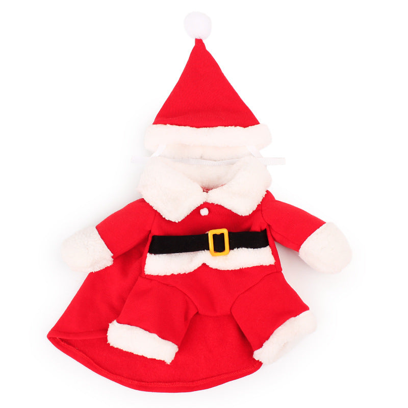Pet Santa costume for dogs and cats - view 3