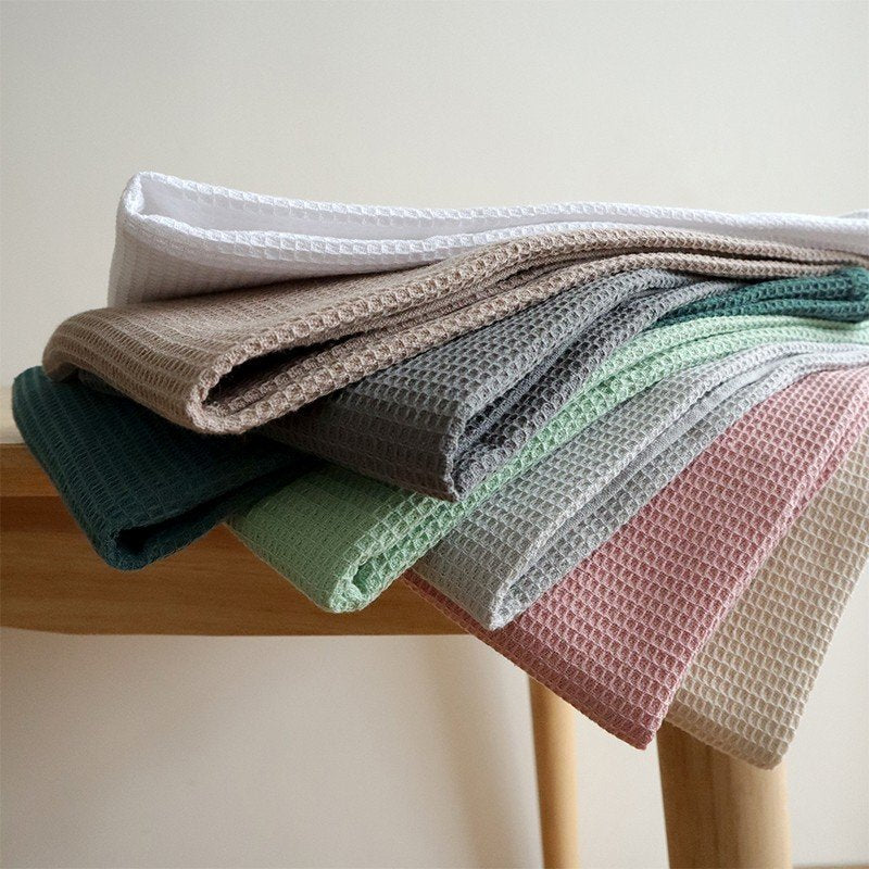 Nordic Waffle Weave Tea Towel - 8 Scandi Colours