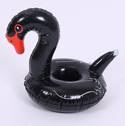 Inflatable Drink Holder Floats - Flamingo, Unicorn, Swan & More (Single or 6 Pack)