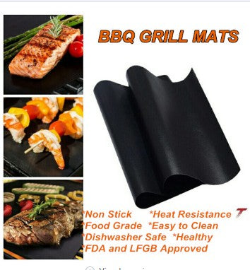 Non-stick BBQ grill mats