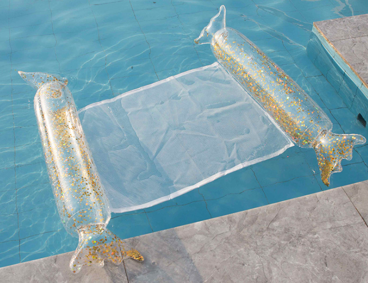 Inflatable Water Hammock - Pool Lounger Float, 8 Styles