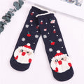 Fluffy Christmas bed socks