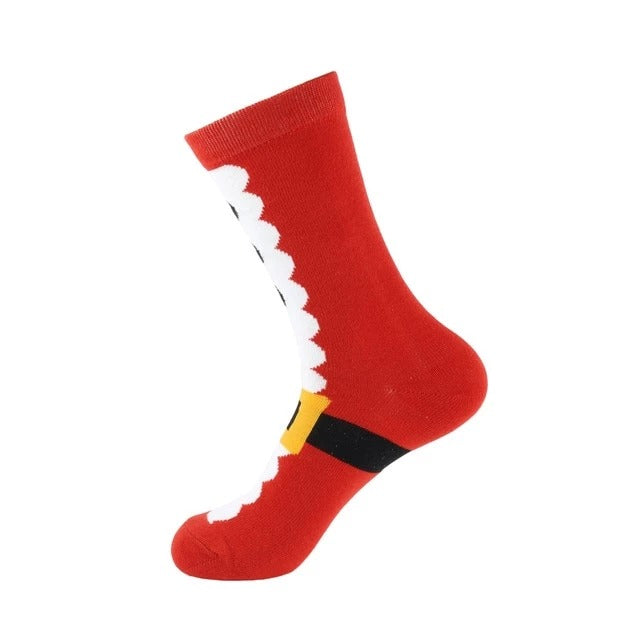Santa suit socks