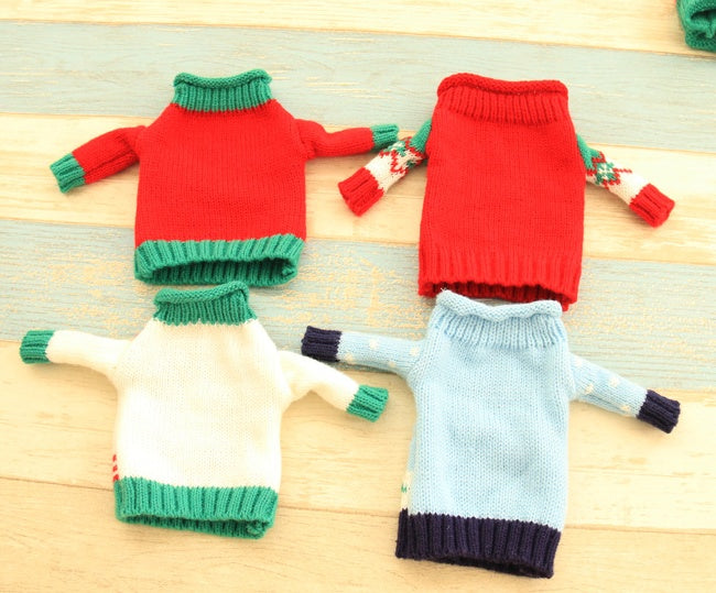Christmas wine bottle sweater - view 5
